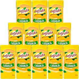 Suco Dafruta Sabor de Laranja 200ml 12 Unidades
