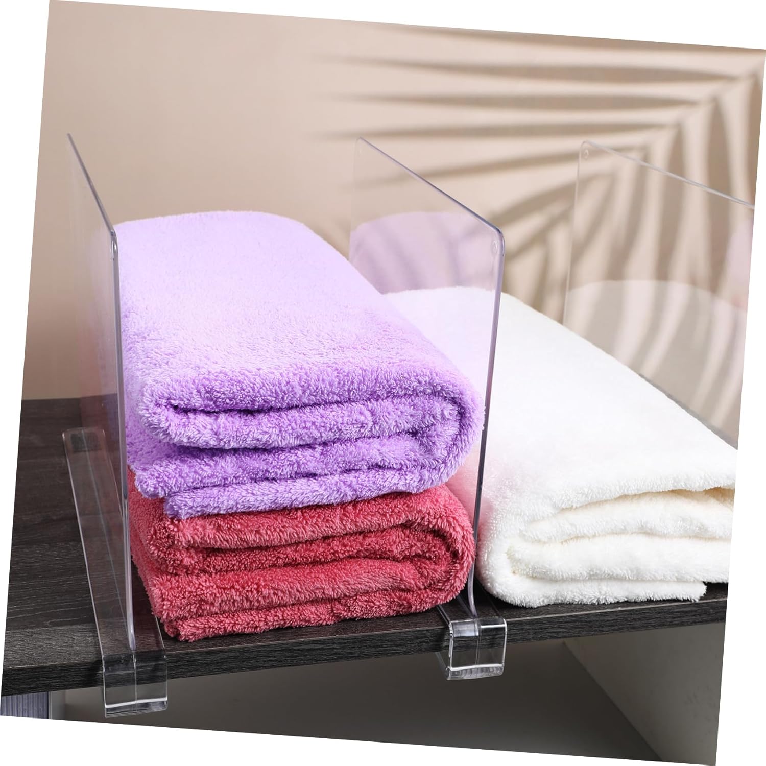 6pcs Closet Shelf Dividers Storage Separators for Organized Clothing Handbags and Accessories Material Easy to Use No Tools Required