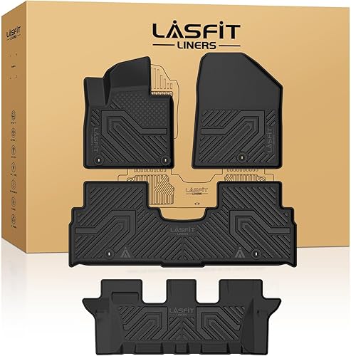 Miniatura 54 de LASFIT Alfombrillas para automóvil, para todo tipo de clima, elastómero termoplástico personalizable, fácil de limpiar, resistente, no se doblan