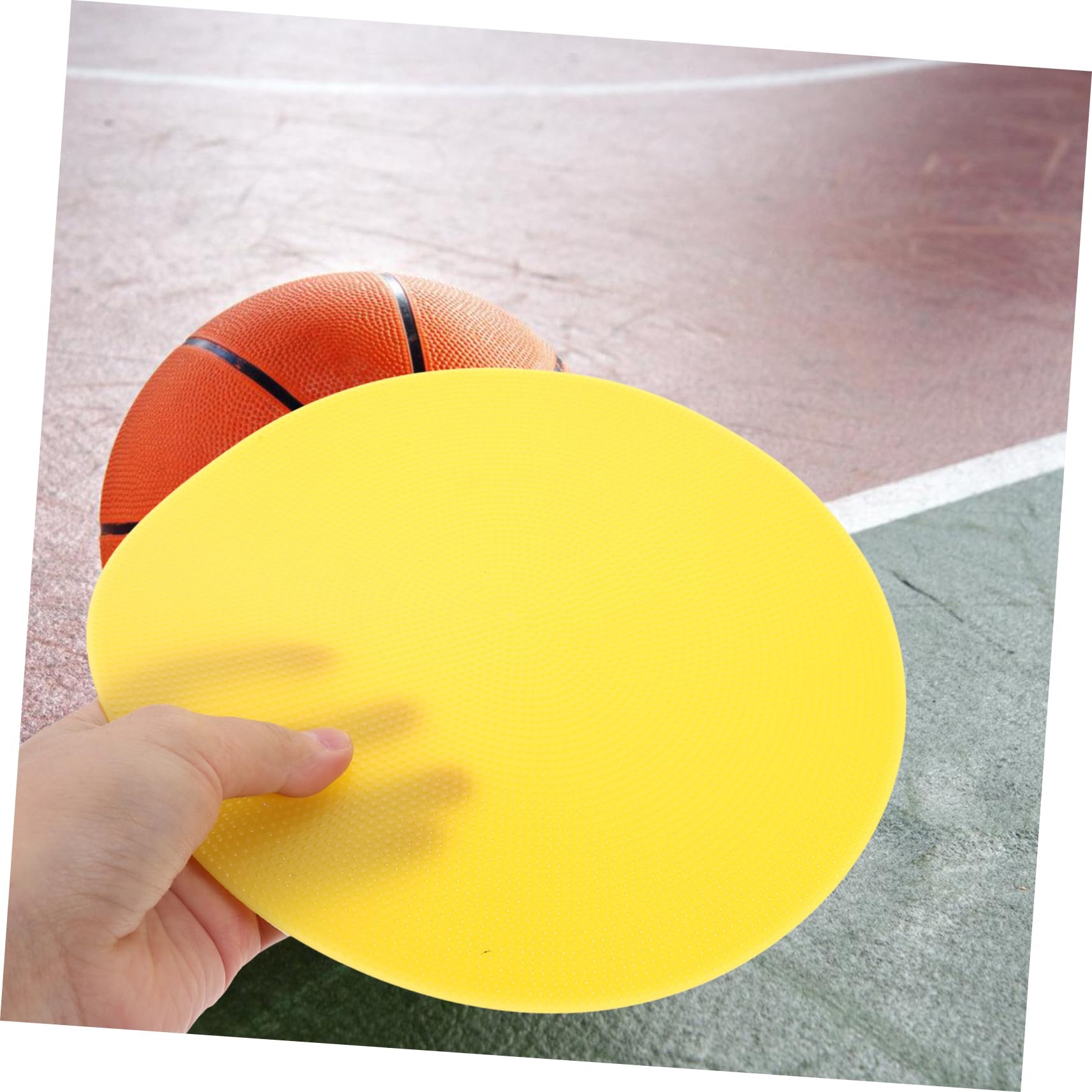 Toddmomy 10pcs Soccer Field Markers PVC Training Spot Makers Football Basketball Markers Set Fade-Resistant for Sports Events