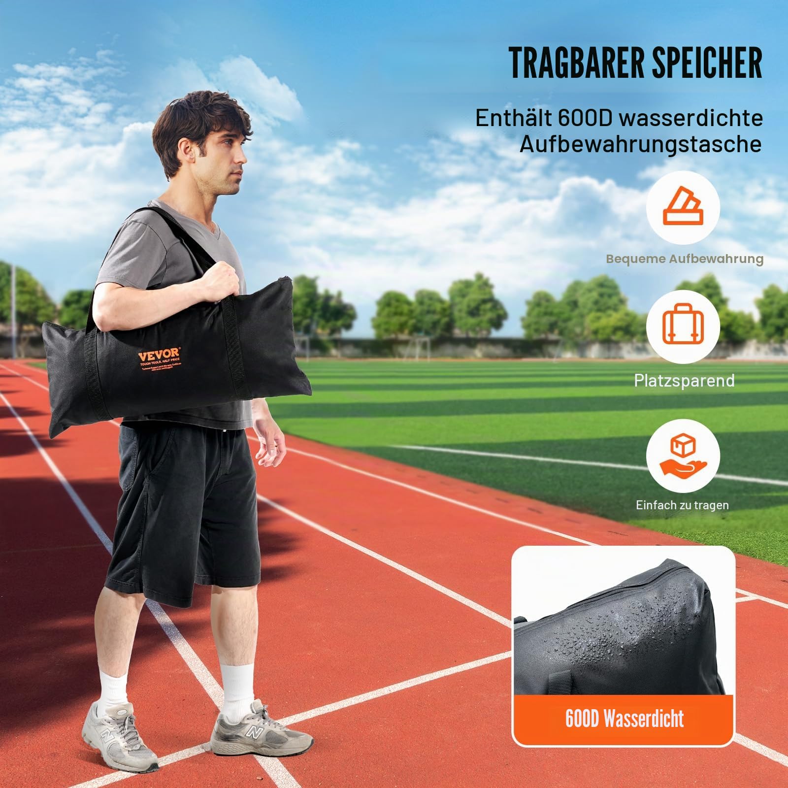 VEVOR L-Typ für Schlägerkäfig 240 x 106 x 214 cm Baseball- und Softball-Sicherheitsschirm Körperschutz Tragbarer Schlagschirm mit Tragetasche & Bodenpfählen, Outdoor Baseball-Pitching-Netz Rot
