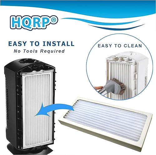 Miniatura 4 de HQRP Paquete de 2 filtros compatibles con Hamilton Beach 04383 04384 04385 04386 TrueAir Compact Pet, pieza de repuesto 990051000