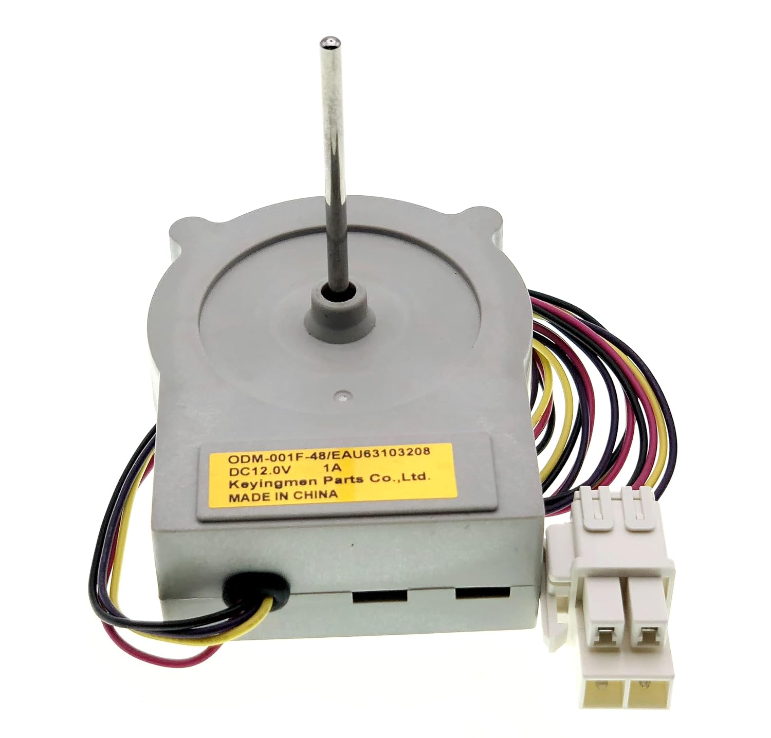 EAU63103208 ODM-001F-48 Refrigerator Evaporator Fan Motor Fit for LG Kenmore, Replace 4324006, AP6028844, PS11761151 DC12V 1A 4-pin.
