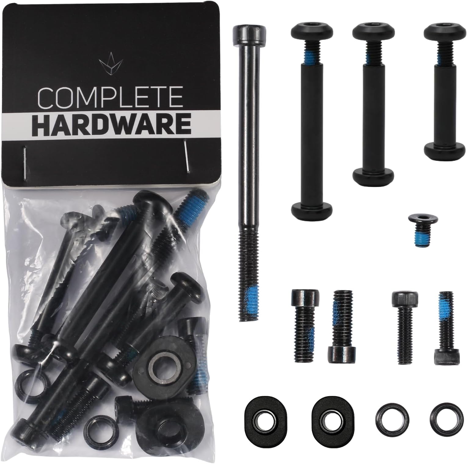 Envyscooters Hardware Replacement Pack | Fork & Deck Axles, Clamp Bolts, Brake Bolt Replacement Pro Scooter Axle (Prodigy, COLT, Envy ONE, KOS)