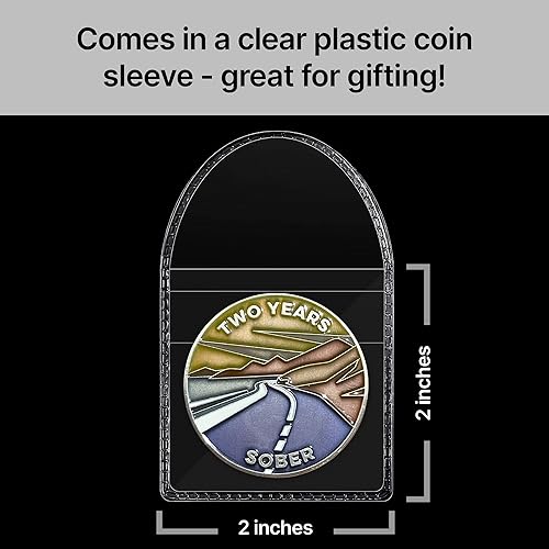 Miniatura 159 de The Achieve Mint Ficha sobria de 13 meses Chip sobrio de trece meses Regalo no AA, medallones no religiosos para hombres y mujeres que celebran