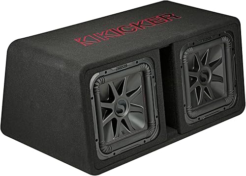 Miniatura 5 de KICKER 45DL7R122 L7R 12" Subwoofers duales+paquete de subcaja ventilada con amplificador mono Rockville+kit de amplificador (3 artículos)
