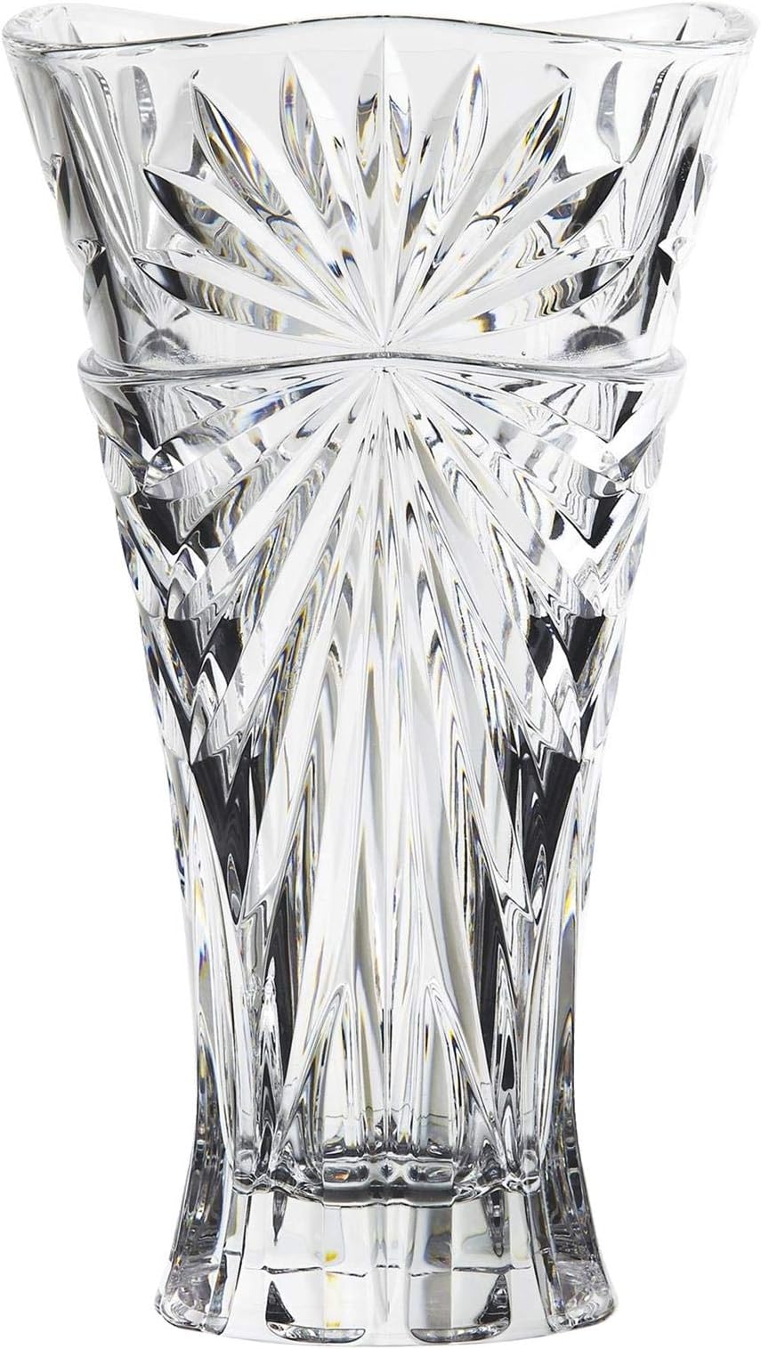 RCR Romola Crystal Vase , Clear