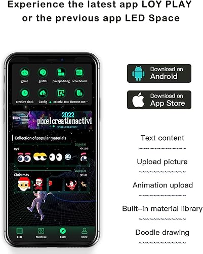 Miniatura 3 de Mochila escolar LED inteligente para niños, mochila para computadora portátil, regalo de Navidad para niños, Negro -, Computadora portátil