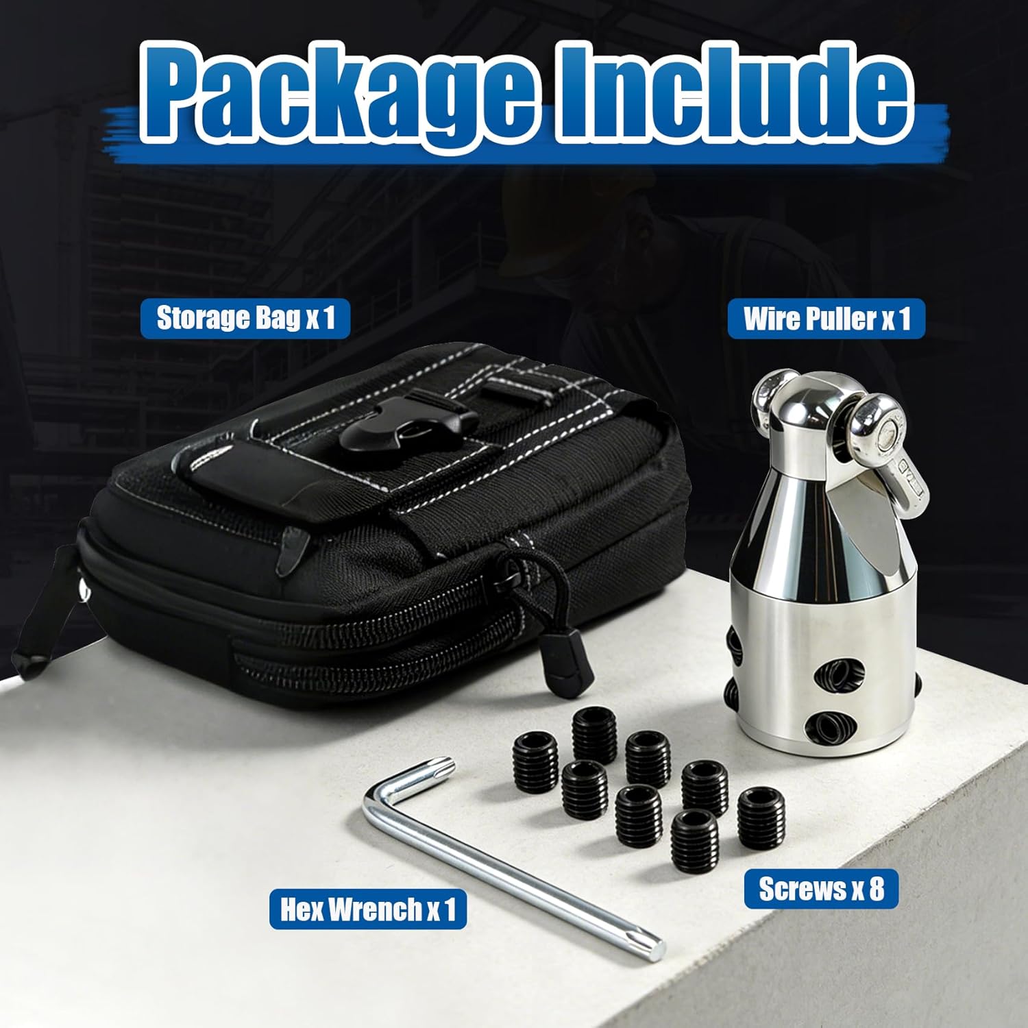 69705 Wire Pulling Grip Penguin Puller Jr. Wire Pulling Attachment Head with 4000 lbs Max Pull Strength, Electrical Cable Pulling Tool, Heavy Duty Wire Penguin Puller Tool for 2/0 to 4/0 Wires