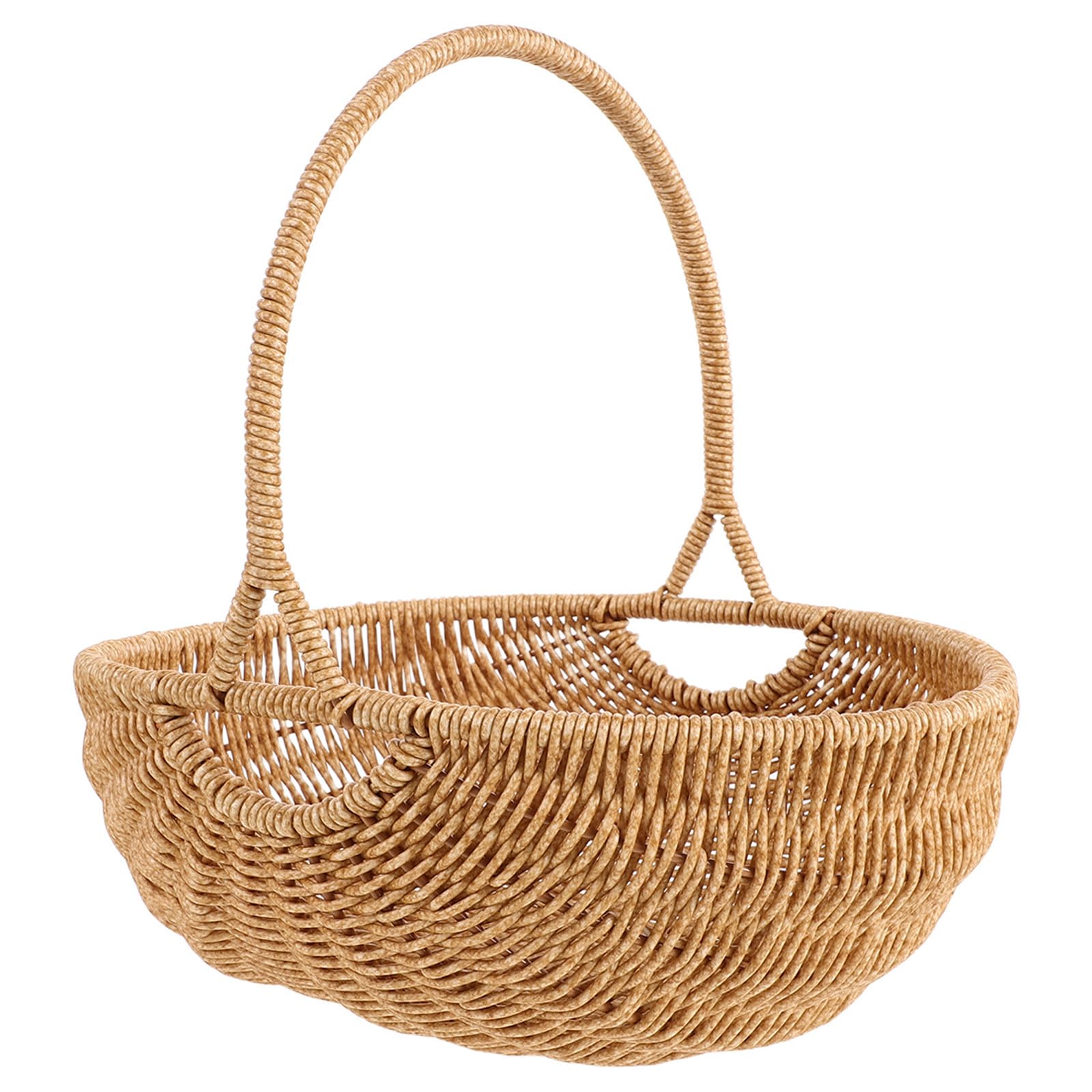 Panier en rotin plastique FRCOLOR : rangez tout avec élégance
