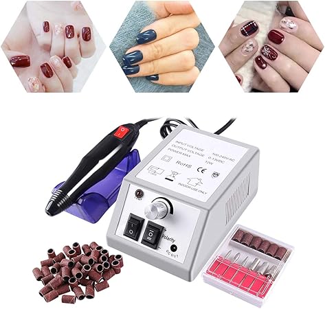 Amazon Buycitky でネイルドリル速いマニキュアペディキュアグレージングアクリルネイルジェルネイルネイルアートポリッシャーセット 電動 ネイルドリルマシンネイルファイルドリルセットキット ローズ Buycitky ビューティー 通販
