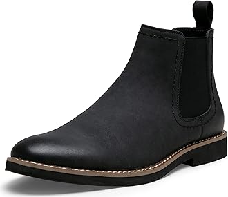 Chelsea Boots Men Casual Dress Boots Black Ankle Classic Slip on Boots for Men