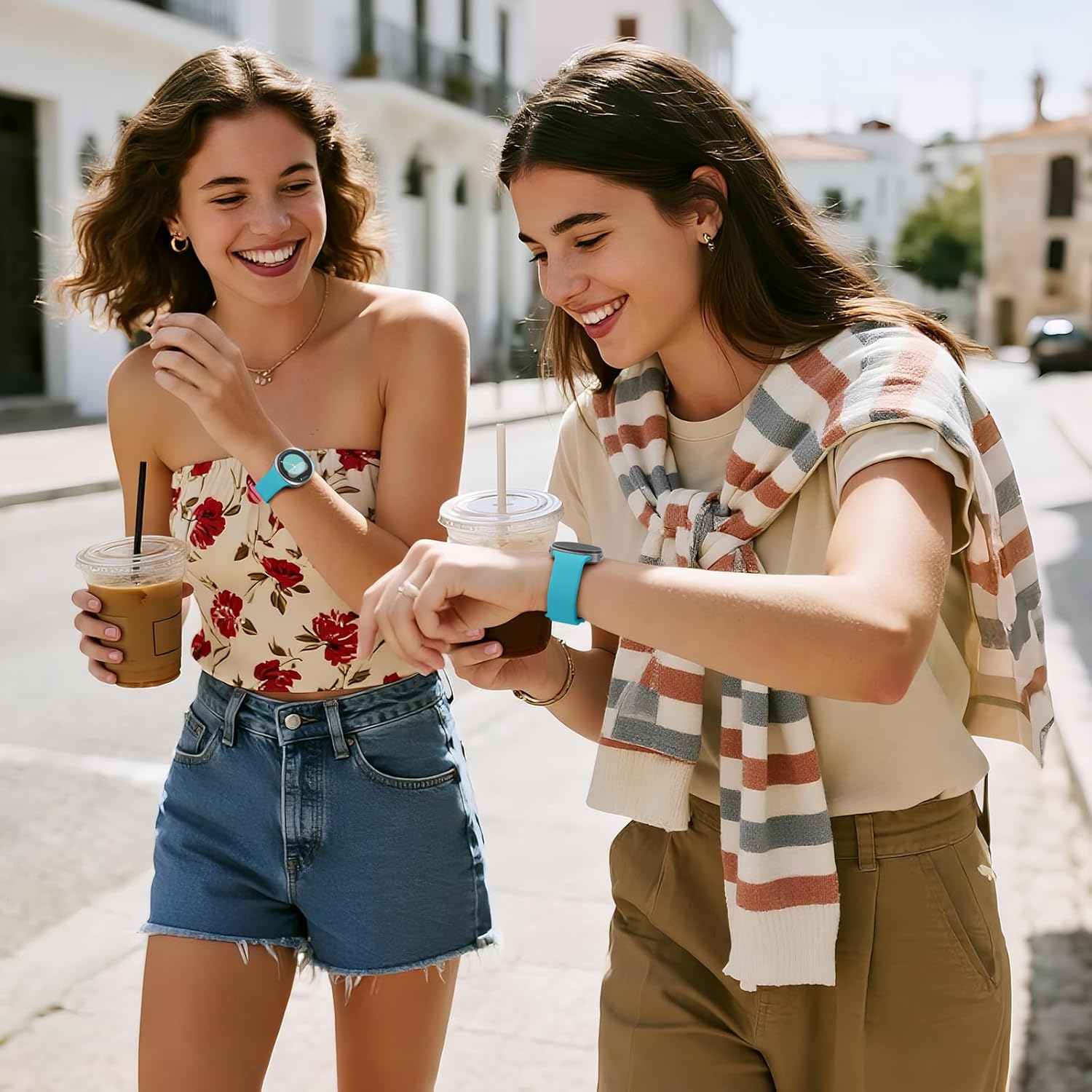 GEAK 10 Pack Sport Band Only Compatible with Galaxy Watch 8 Band Galaxy Watch 8 Classic Band,Soft Comfortable Breathable Waterproof Silicone Replacement Strap for Samsung Watch Bands for Women Men - Image 5