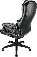 Vista 6 de Realspace® Fennington - Silla de cuero con respaldo alto, color negro