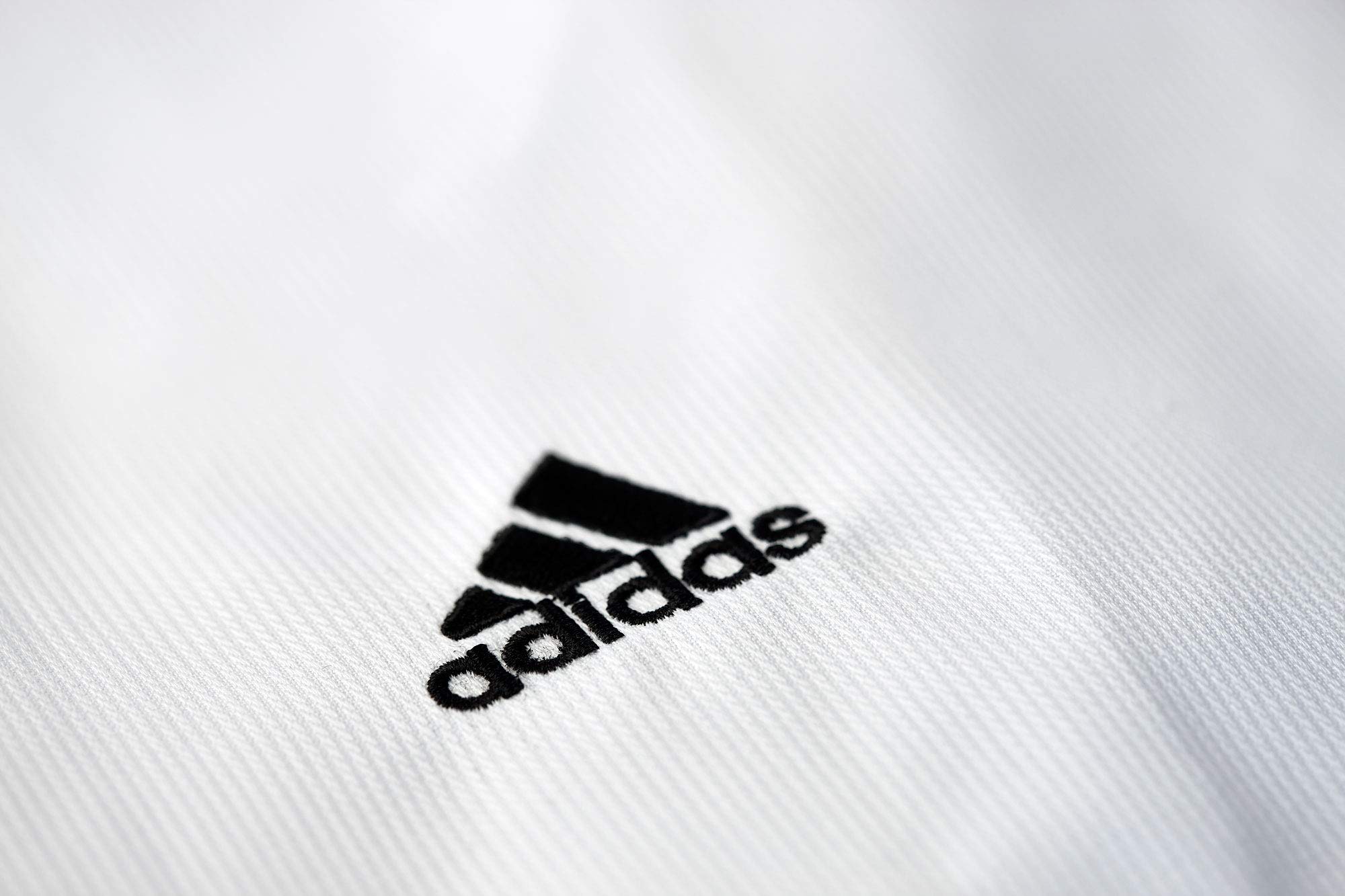 ADIDAS Senior Club Dobok, Bianco/Nero, 180 cm