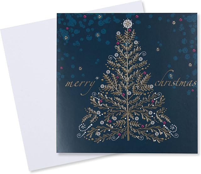 Macmillan Premium Christmas Tree Charity Christmas Card - 10 Pack