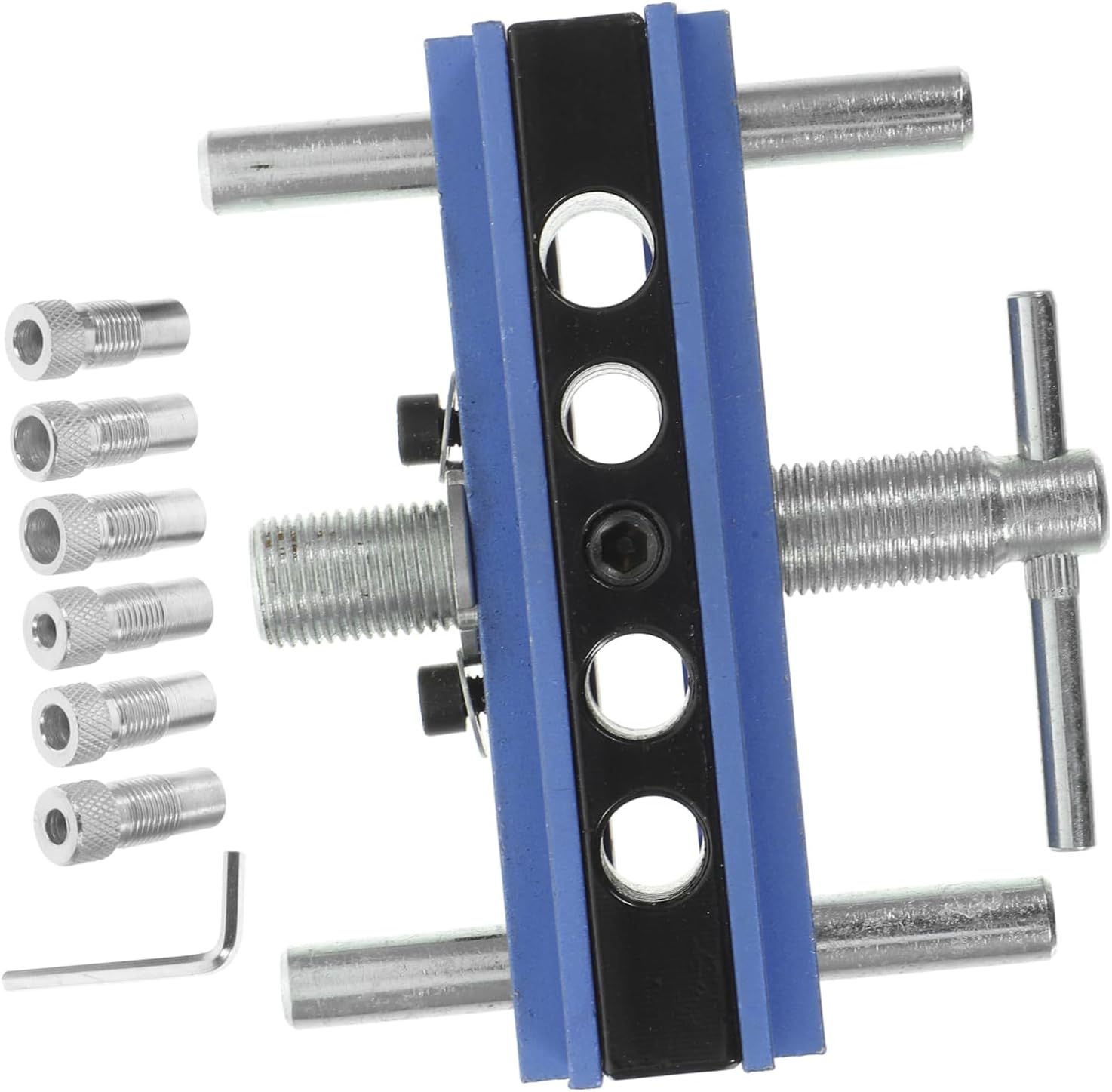 1set Dowel Drill Tool Portable Woodworking Hole Punching Guide for Accurate Positioning Carpentry Projects Lightweight and Easy to Carry Go Use