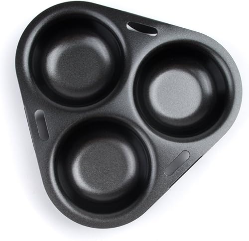 Miniatura 10 de Fox Run Juego de bandeja para huevos, cazador escalfador de huevos antiadherente y sartén