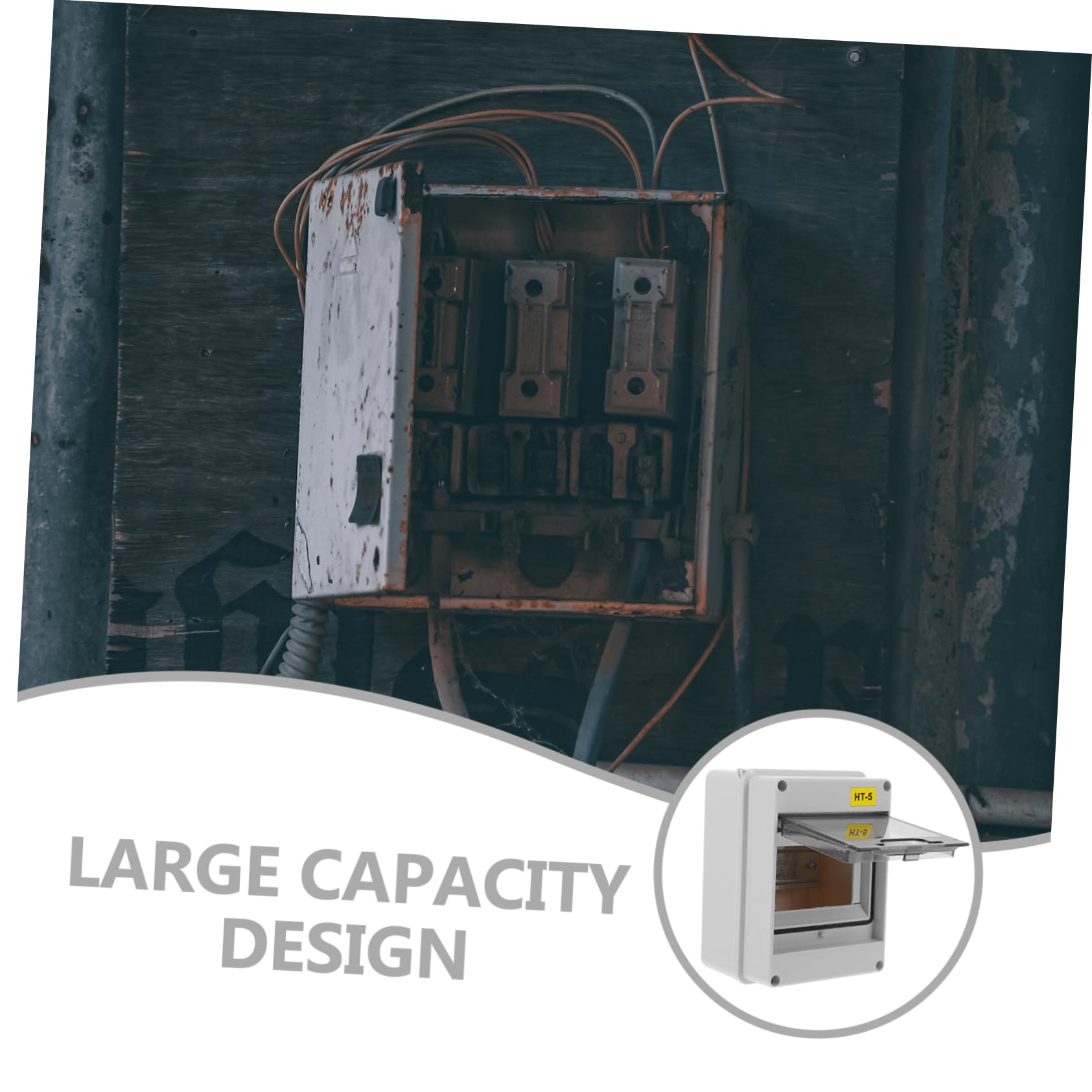Scatola Stagna Elettrica da Esterno Abs Ht-5 Grande Capacità