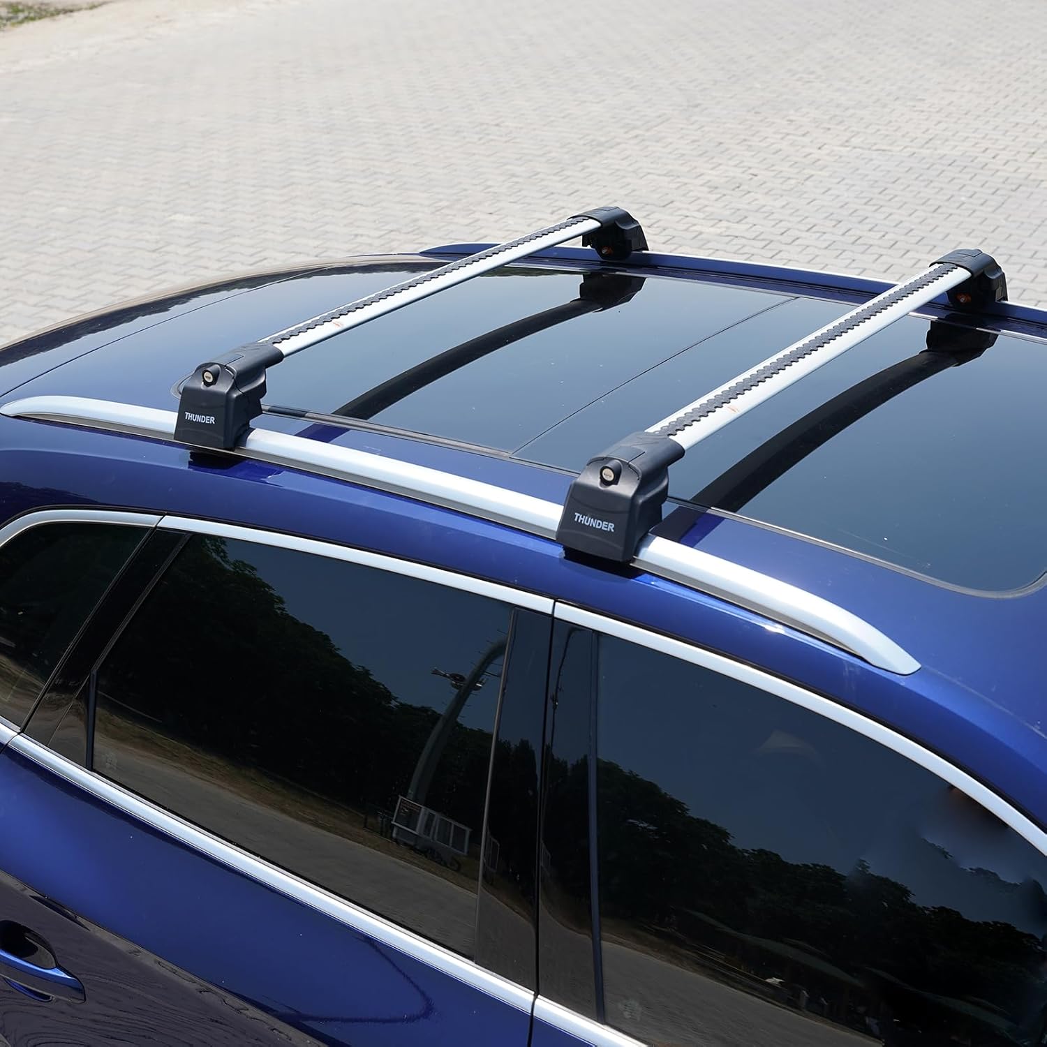 Roof Racks Cross Bars for Lexus RX450h RX450hL 2016-2024 Aluminum in Black or Gray Cross Bar Rooftop Cargo Carrier Luggage Kayak Canoe Bike Carrier (Gray)