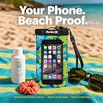 Pochette étanche pour smartphone Hurley, design palmier