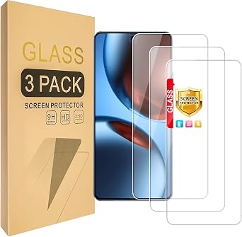 [3 Pack] Compatible for Realme GT7/Realme GT7 Pro Screen Protector Tempered Glass [High-definition scratch-resistant, 9H hardness]