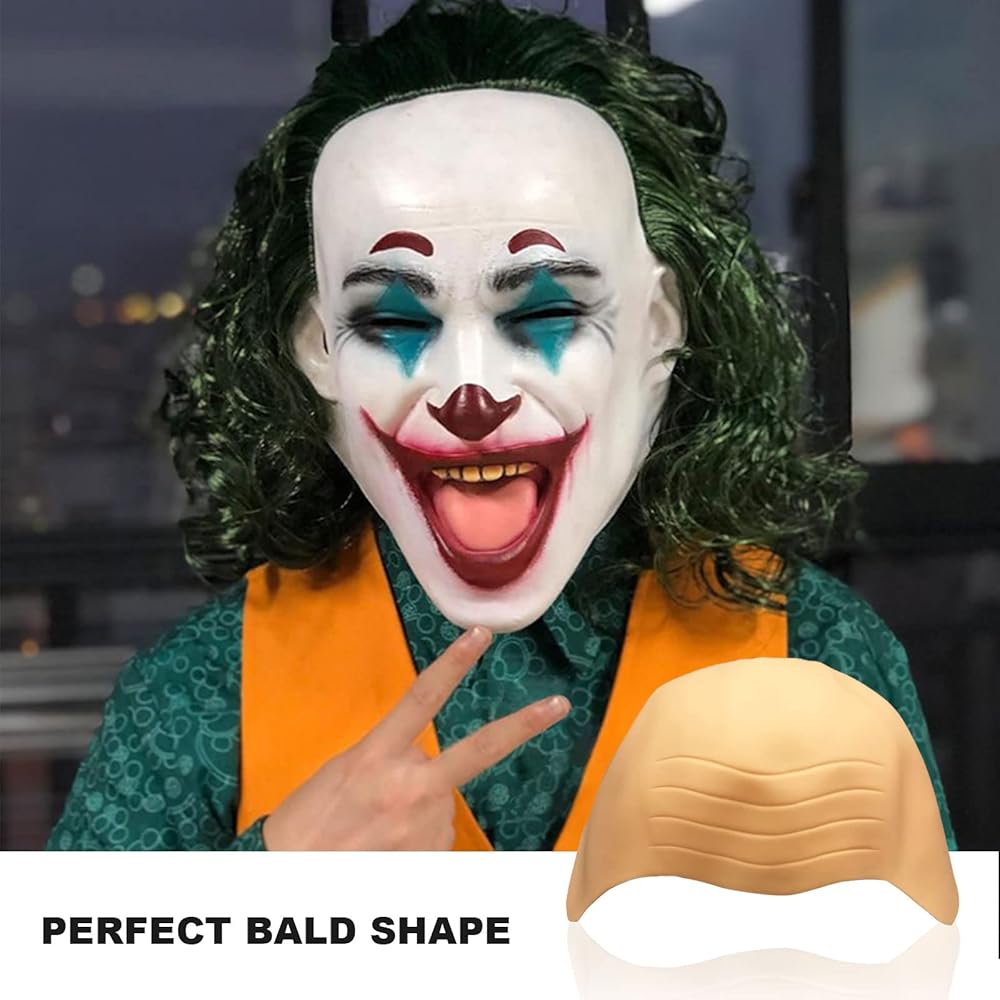 Calvas Gorro De Látex Elástico, Peluca Calva De Látex Halloween Para Mujeres Y Hombres, Accesorio De Disfraz Para Temática De Halloween, Representaciones Teatrales Y Fiesta De Cosplay