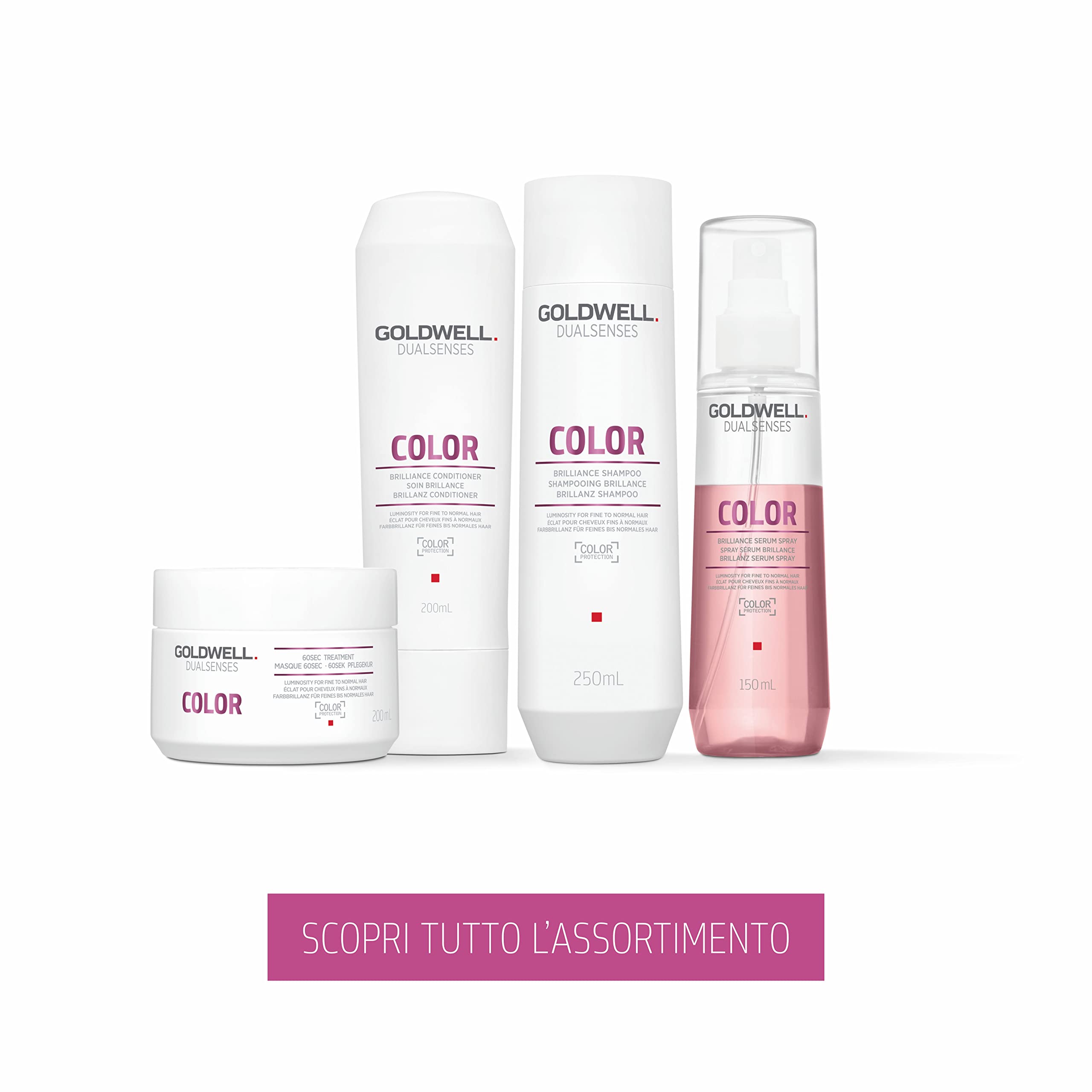 Goldwell Dualsenses Color, Balsamo illuminante per capelli fini o medi, 200ml