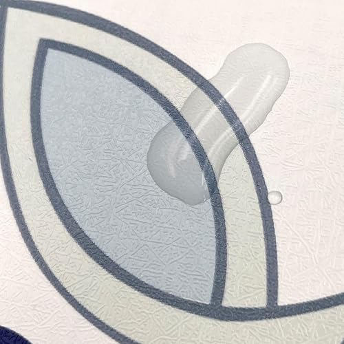 Miniatura 10 de y - Revestimiento de porcelana retro para estanterías de papel despegable, adhesivo extraíble para cajón, decoración de encimera, impermeable, 17.7