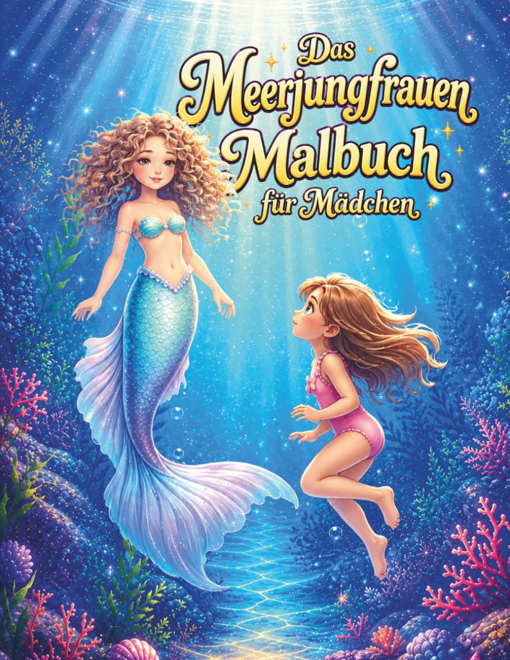 Das Meerjungfrauen Malbuch für Mädchen: Eine magische Unterwasserwelt zum Ausmalen ab 8 Jahren (Magische Welten zum Ausmalen)