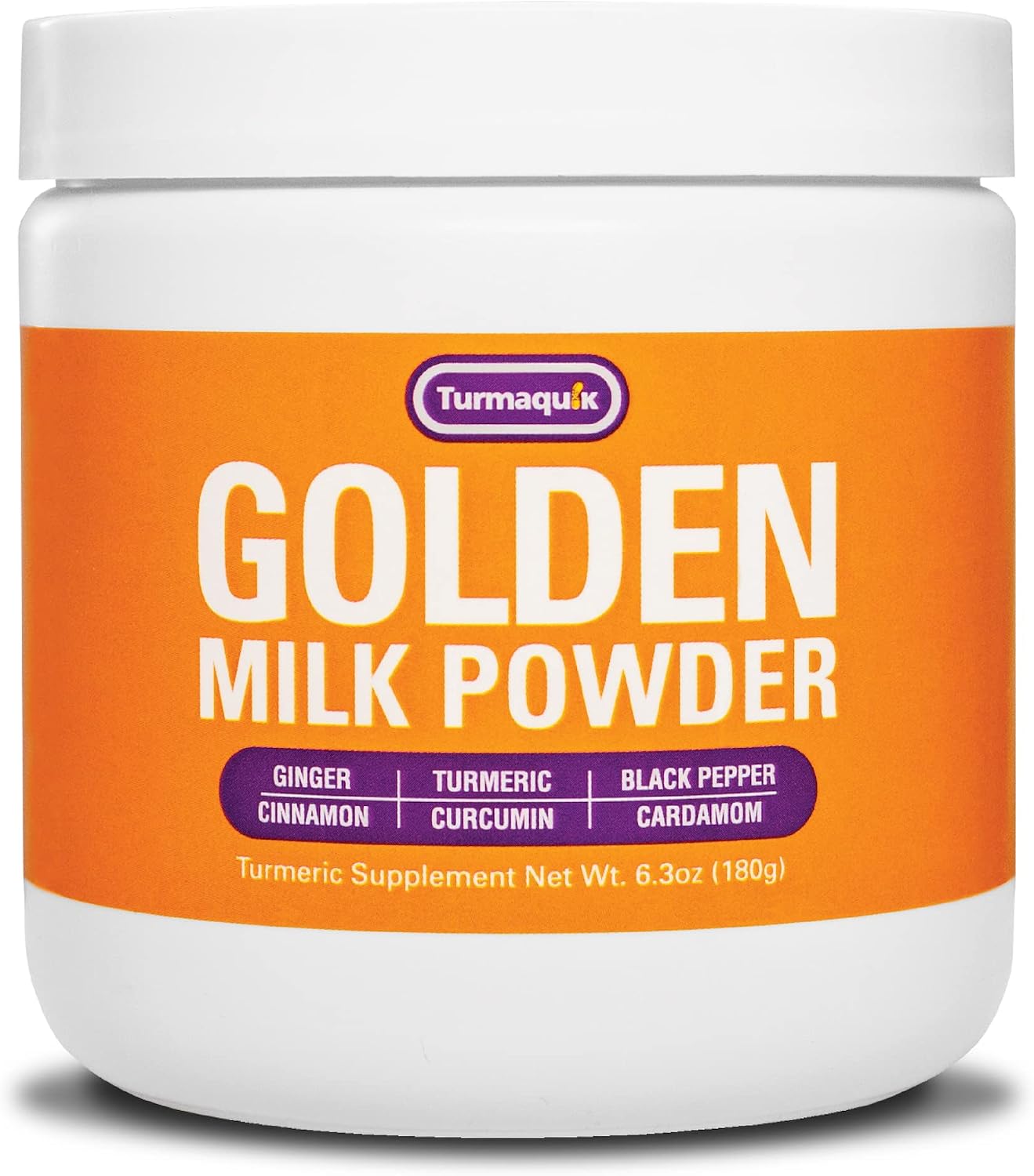 Turmaquik Organic Golden Milk Turmeric Powder Mix (180 Servings) + Superfood Blend of Ginger, Black Pepper, Curcumin, Cinnamon, Cardamom - Anti Inflammatory, Non-GMO, Vegan, Keto, Ayurvedic