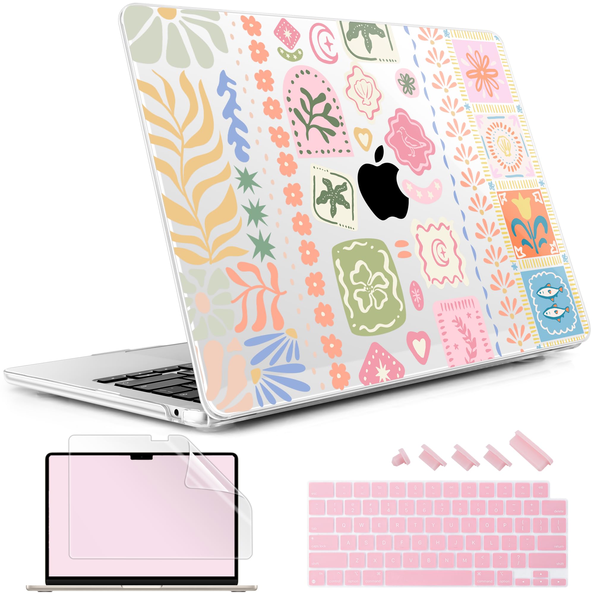 May Chen Case for M5/M4/M3/M2 MacBook Air 13 inch Case 2026-2022 Release
