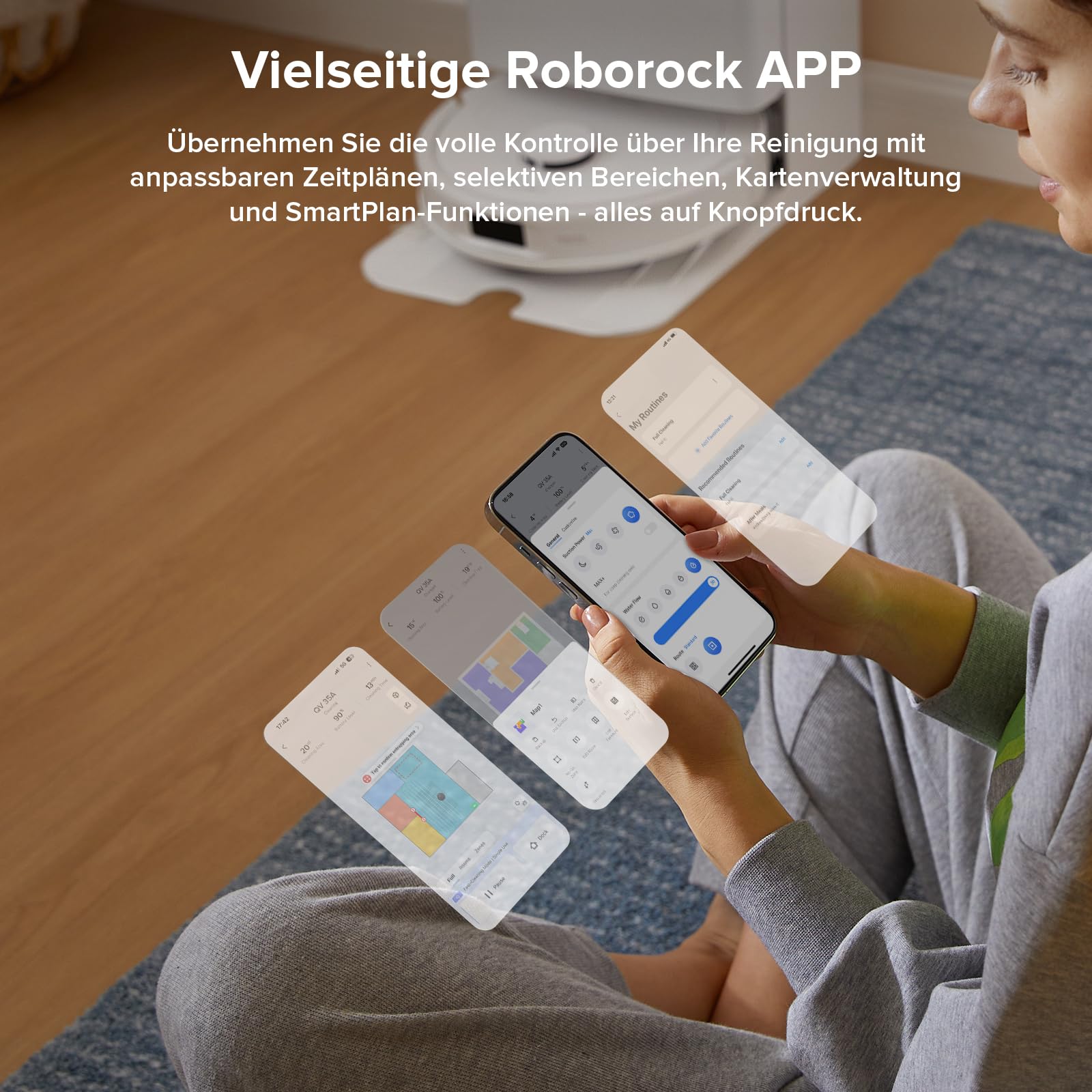 roborock Qrevo 8000Pa Saugroboter mit Wischfunktion Ansicht 9