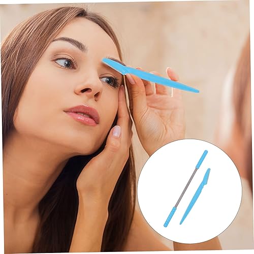 Miniatura 3 de 4 unids removedor de vello facial de cejas afeitadora de pelo facial recortadora de cejas maquinilla de afeitar privada rasuradoras para mujeres