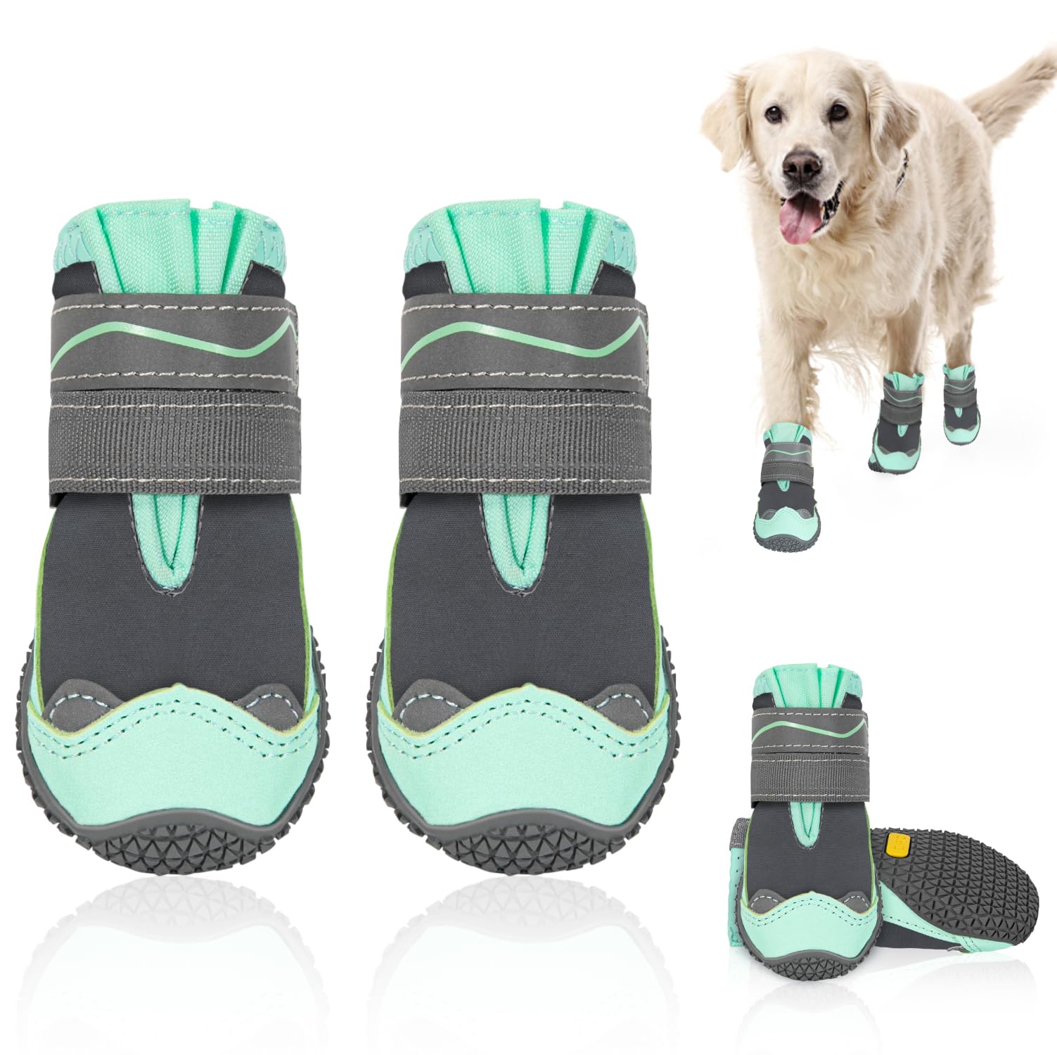 SlowTon Waterproof Dog Shoes