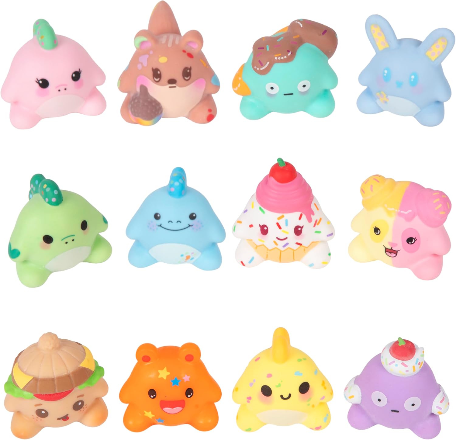 Moriah Elizabeth Blob Universe Mystery Squishy Figures – Series 1, YouTube Craft Channel, Adorable Squish Mystery Figures, Official Merch - Party Pack 12PK