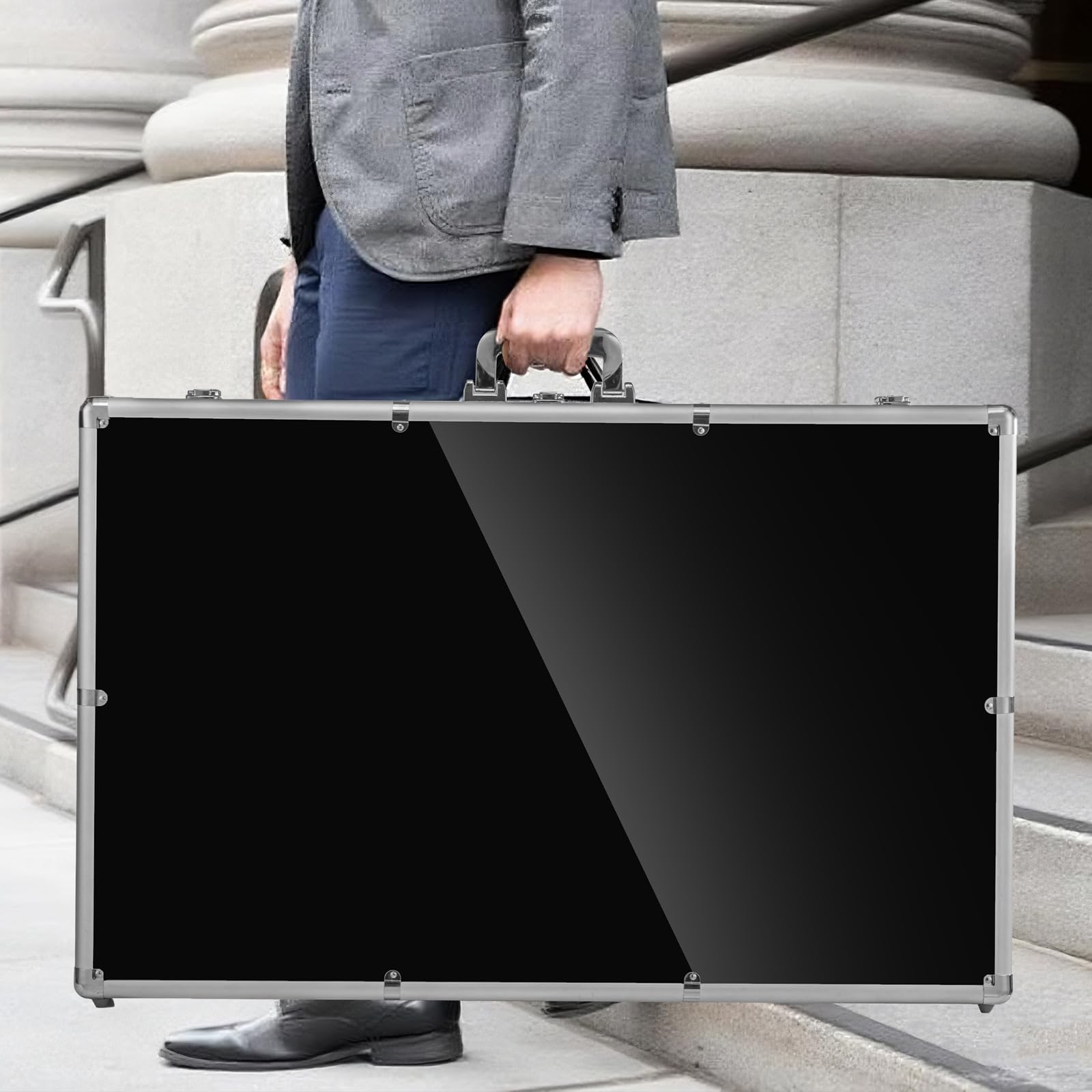 ショーケース Amazon.co.jp: 大型アルミニウム展示会ディスプレイケース、34インチ
