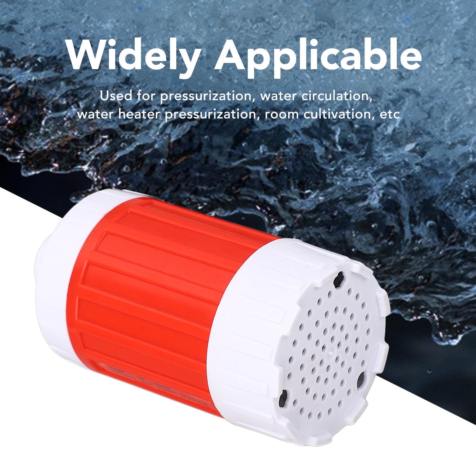 Pompa Di Circolazione Acqua Zerodis DC12V 10W - Portata 700 L/H, Ultra Silenziosa, Per Acquari E Docce