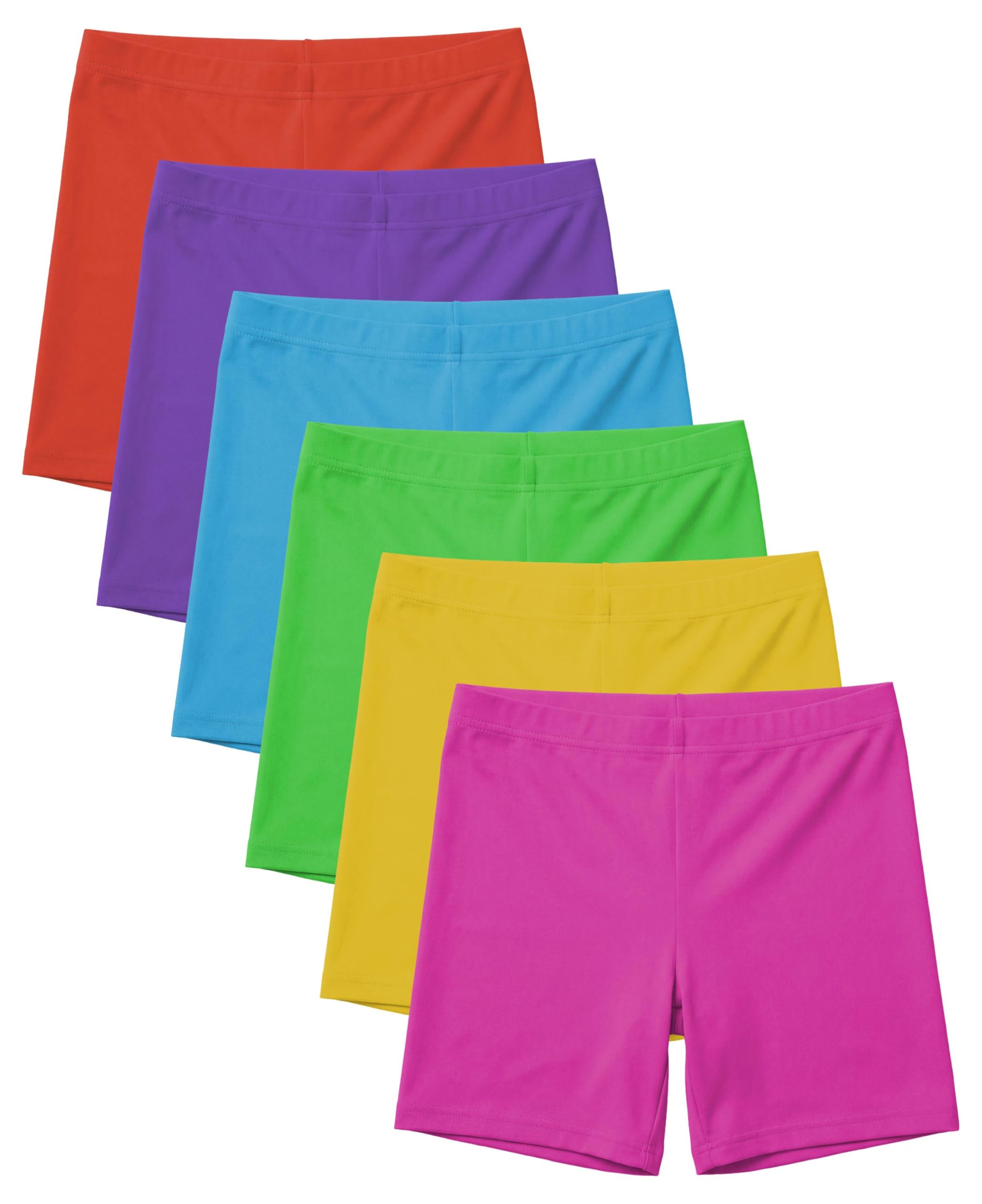 Sexy Basics Women's Ultra Soft Mini Bike Short | Spandex Workout Trunk Boxer | Multi Packs &amp; Colors
