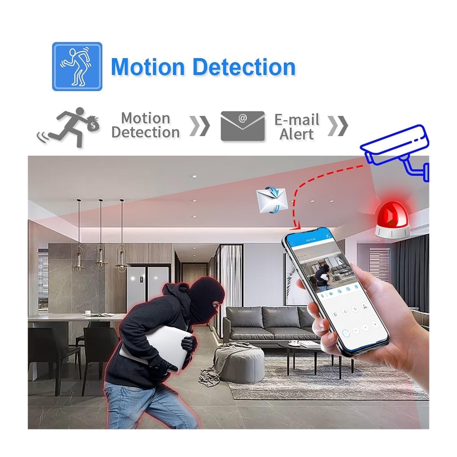 Kamera bezpieczeństwa, Zestaw do nadzoru wideo CCTV 4K 8CH POE NVR 3840 * 2160 8MP zewnętrzne kamery IP POE H.265 zestaw kamer bezpieczeństwa(2T,8CH NVR 4pcs cam)