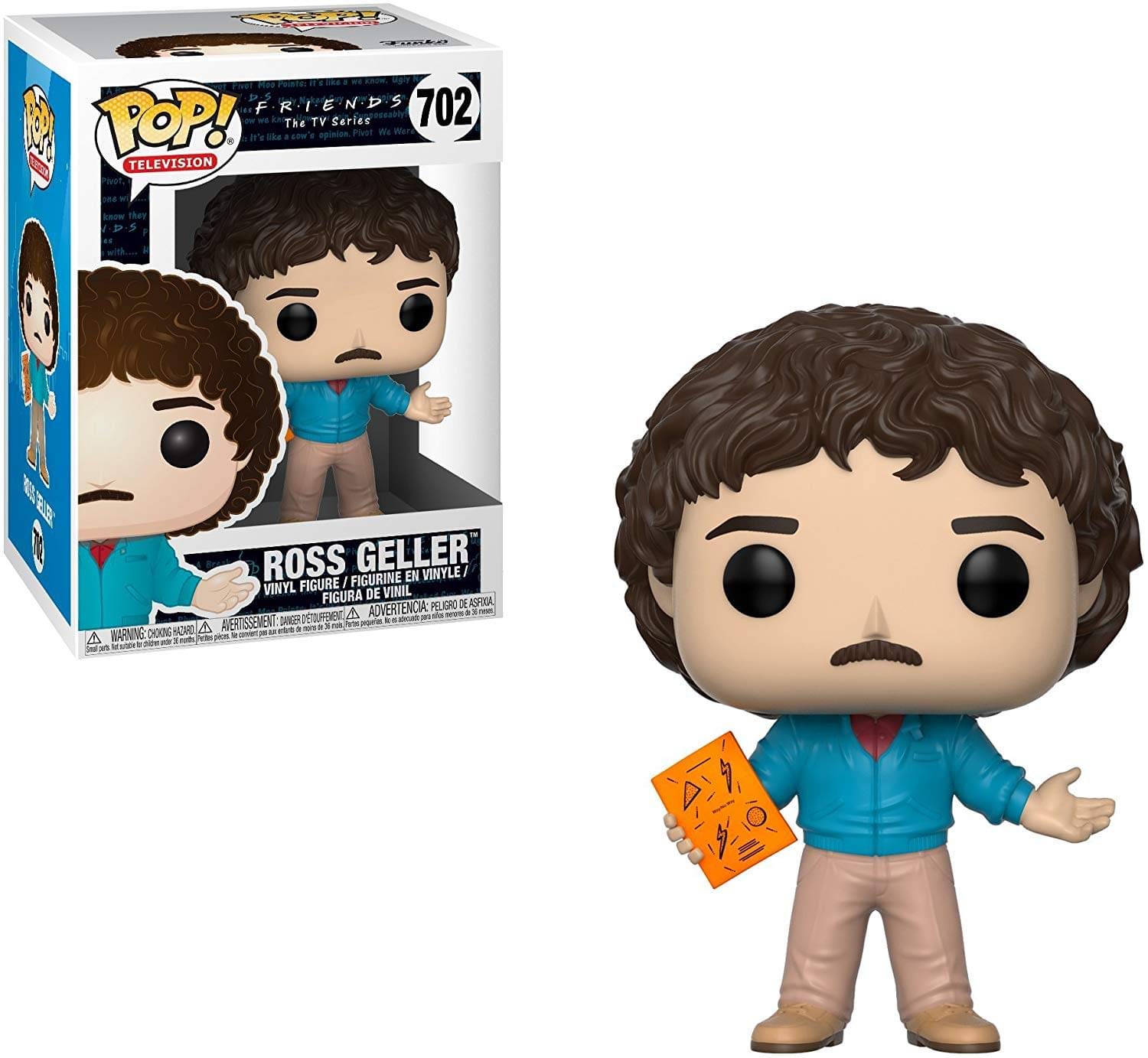 Funko Pop Television: Friends - Too Tan Ross Collectible Figure, Multicolor