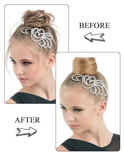 Miniatura 2 de AnWoor 4Pcs Edge Brush Slick Back Hair Stick, Hair Wax Stick for Flyaways, Slick Back Hair Brush for Smoothing Baby Hair, Rat Tail Combs Parting