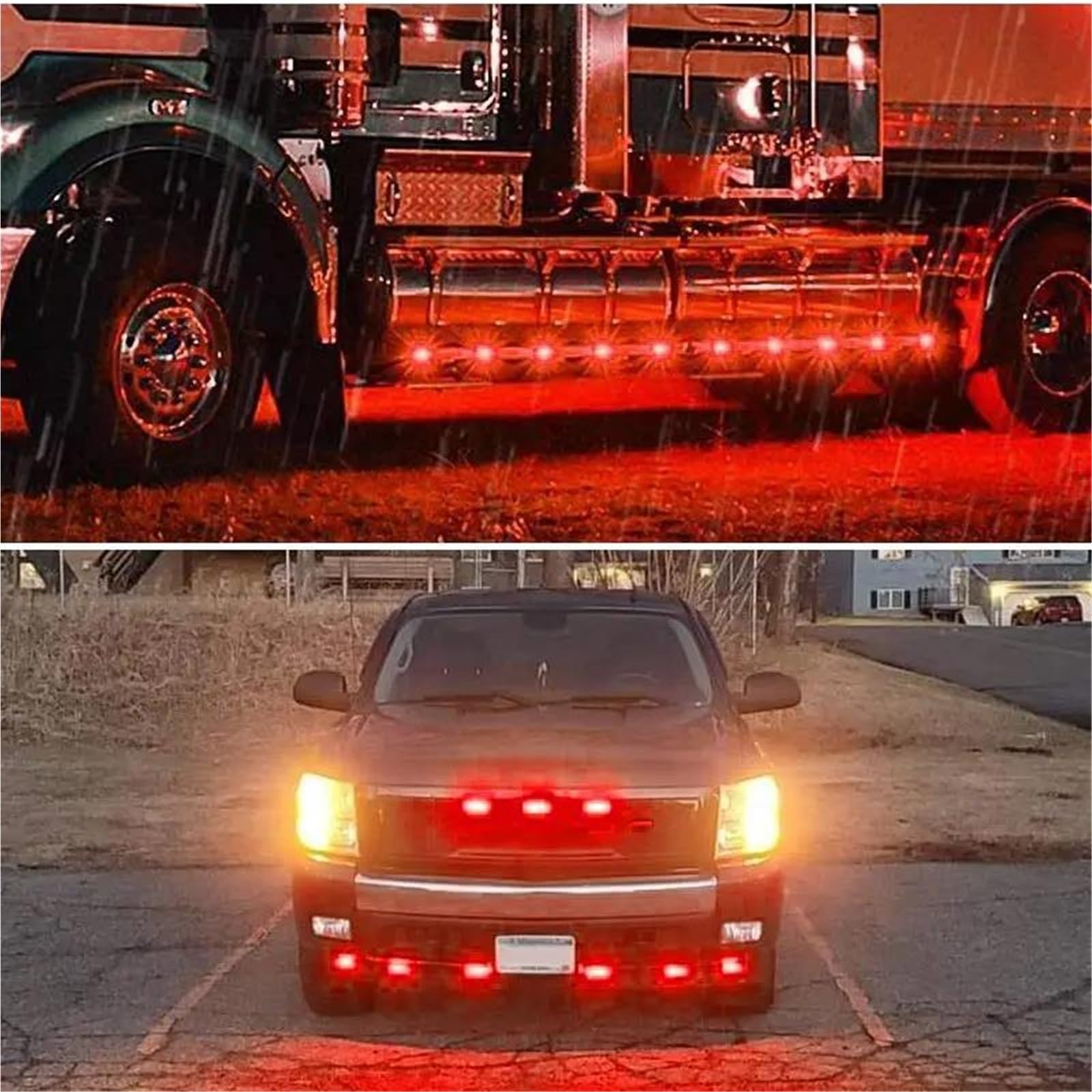 Freccia Auto Luce Di Segnalazione Laterale A LED Da 12 V E 24 V, Per Rimorchi, Camion, Roulotte, Barche Indicatore Laterale(10pcs Yellow)