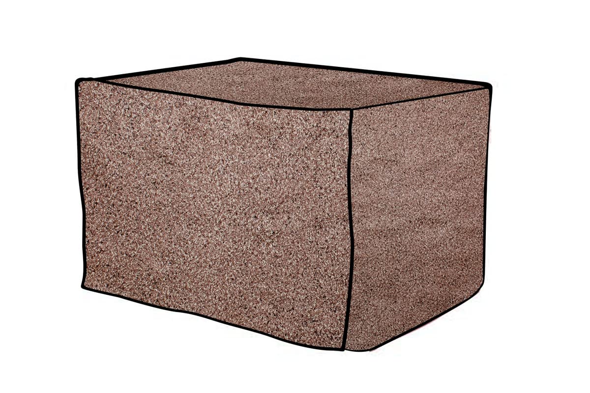 Microwave Oven Cover - Sand Pattern Brown -3