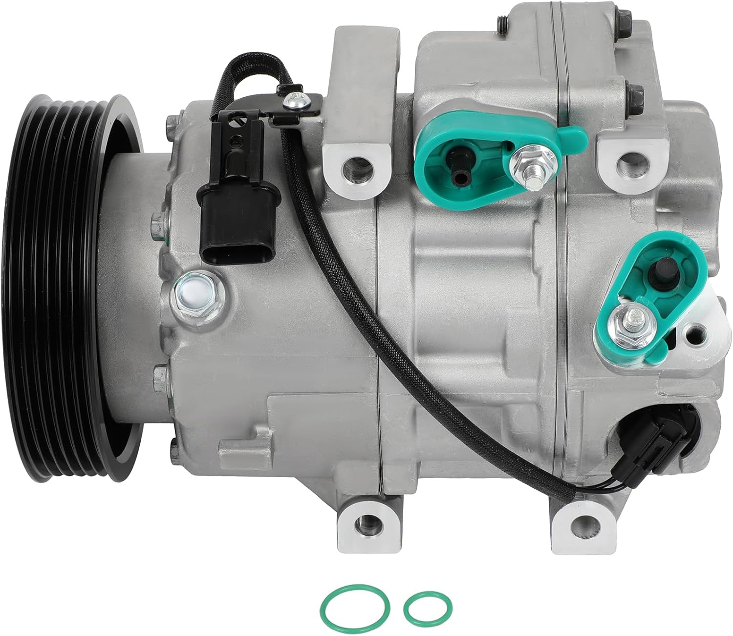 ECCPP A/C Compressor with Clutch 2013-2018 Fit for Hyundai Santa Fe Sport 2.0L 2.4L 2011-2015 Fit for Kia Sorento 2.4L AC Compressor Strong Cooling