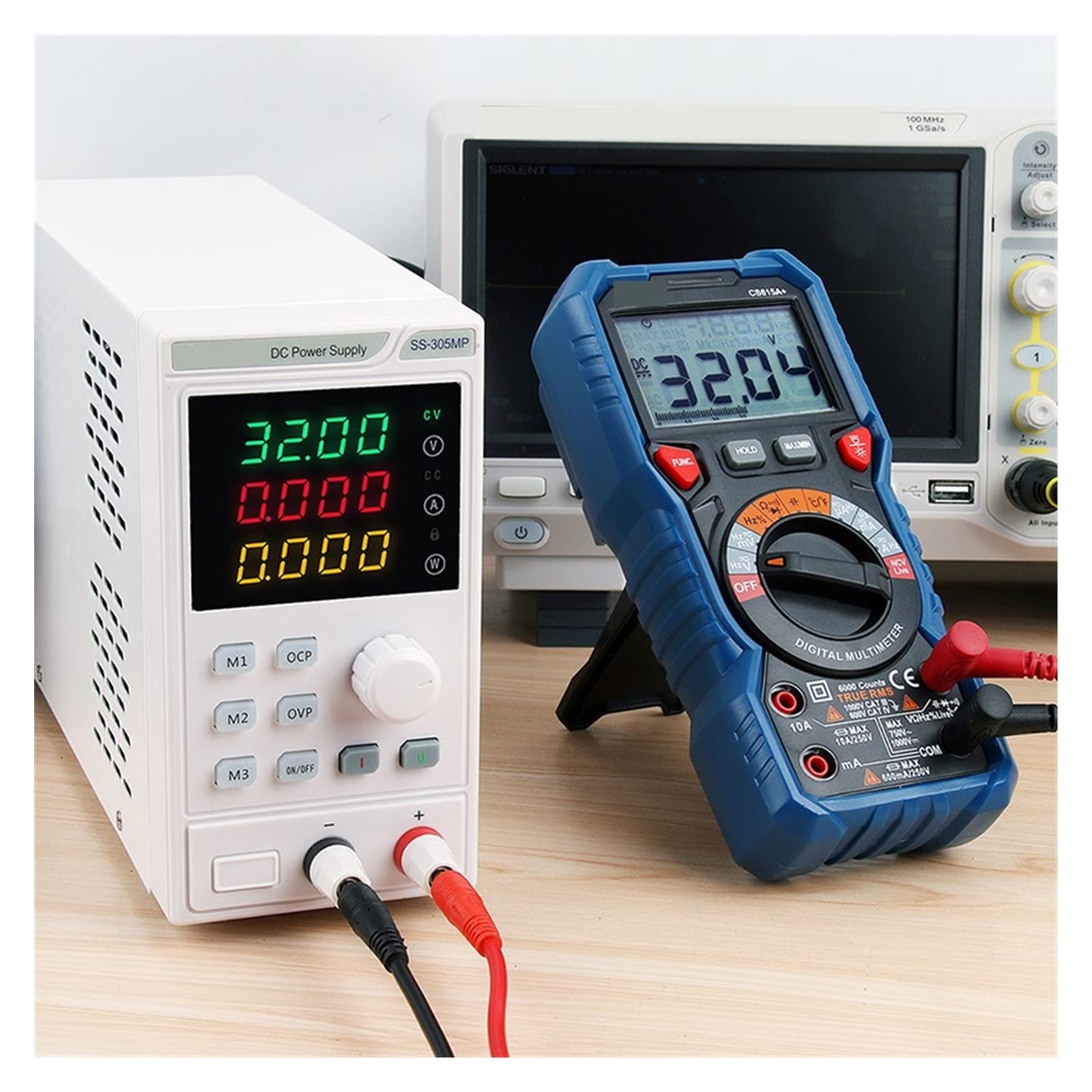 Variables DC-Netzteil mit Speicherfunktion 40 A 20 V 300 W Laborprogrammierbare Laborbank-Netzteilquelle Einstellbar(SS-305MP)