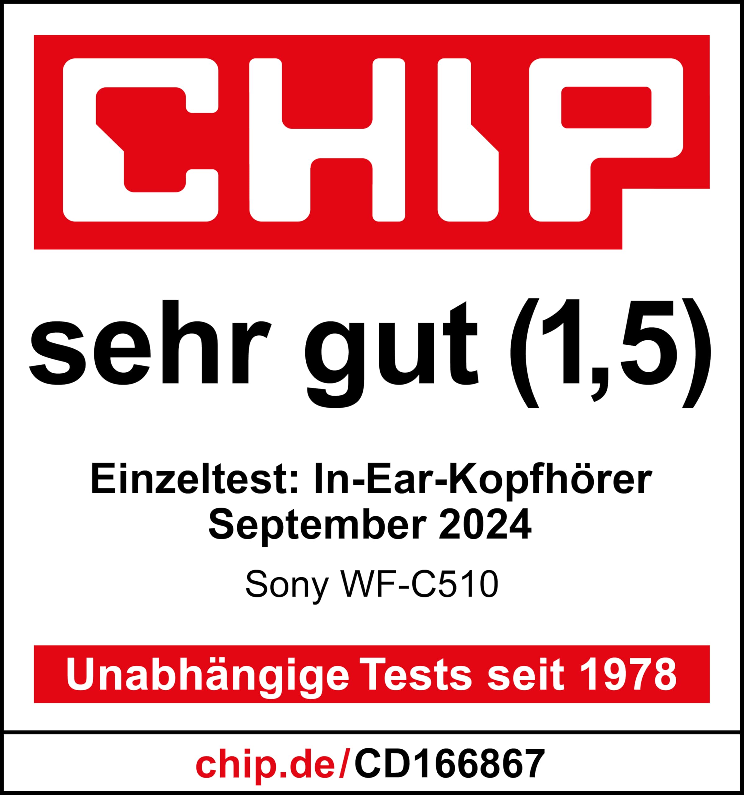 Sony WF-C510 Truly Wireless Kopfhörer - Kleine, leichte Bluetooth In-Ear-Kopfhörer mit Multipoint-Connection, Ambient Sound, IPX4 Rating, Spotify Tap, Quick Charge, 22 HR Akku, iOS & Android - Schwarz