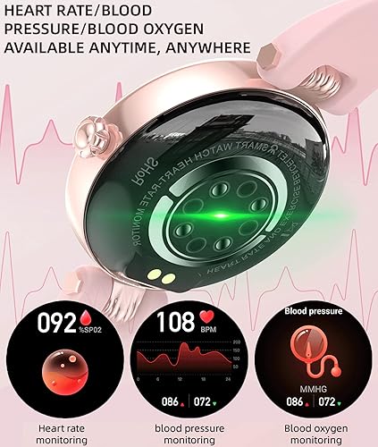 Miniatura 3 de Yihou Relojes inteligentes para mujer (llamada/respuesta de llamadas) rastreador de fitness, podómetro, contador de pasos, deportivo, impermeable,