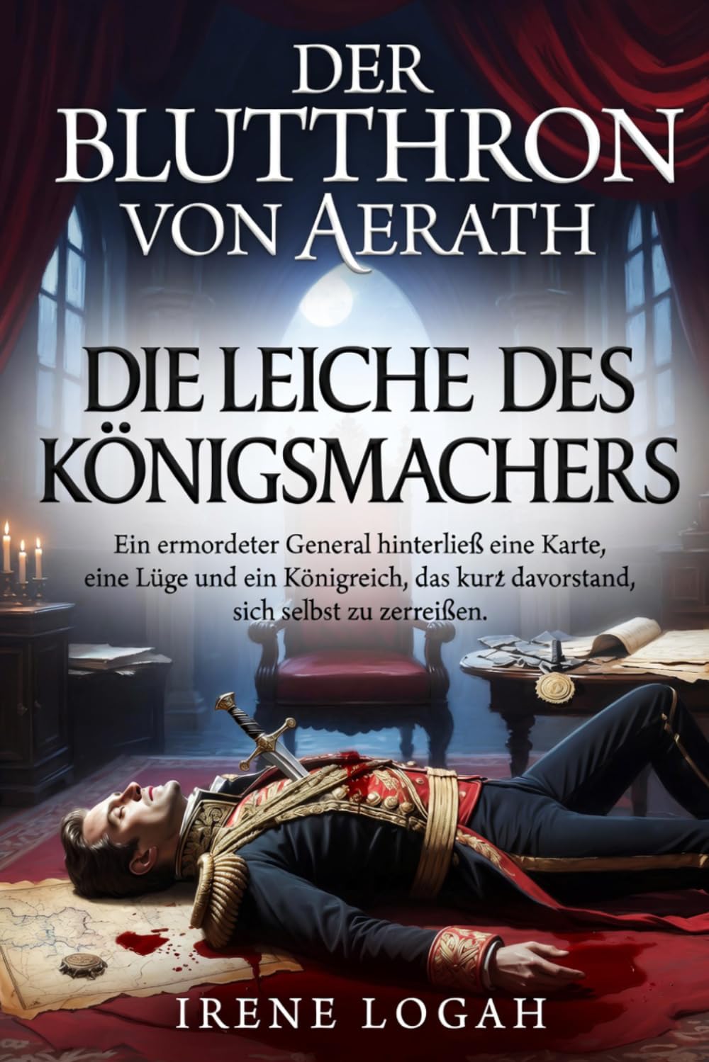 Die Leiche des Königsmachers: Ein ermordeter General hinterließ eine Karte, eine Lüge und ein Königreich, das kurz davorstand, sich selbst zu zerreißen. (Der Blutthron von Aerath)