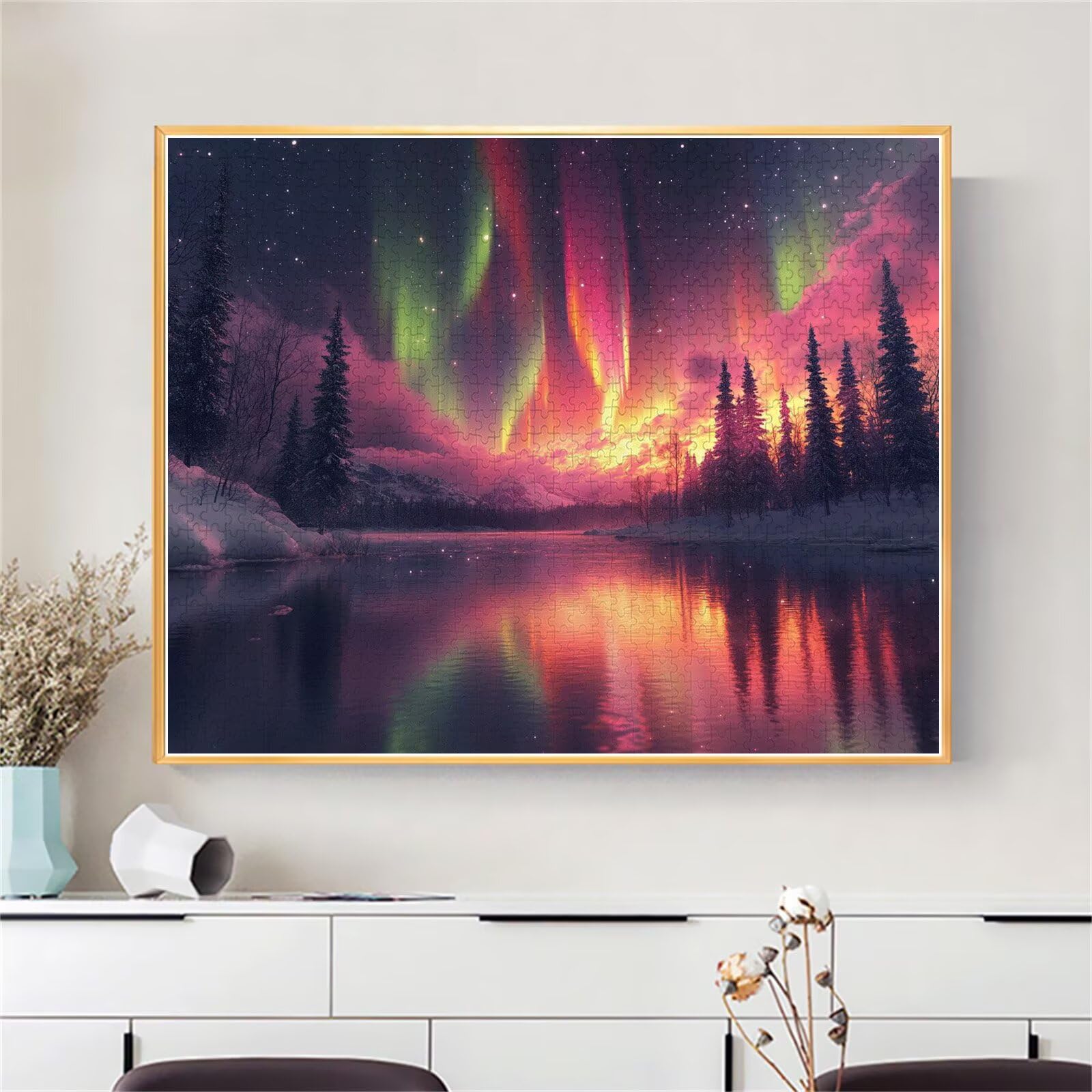 Puzzle Erwachsene 2000 Teile Aurora Sternenhimmel Educa Jigsaw für Kinder ab 8 Jahren Mädchen Jungen, Erwachsene Impossible Klassische Puzzles, Anspruchsvoll Spielspaß, Als Geschenke 70x99cm t-374